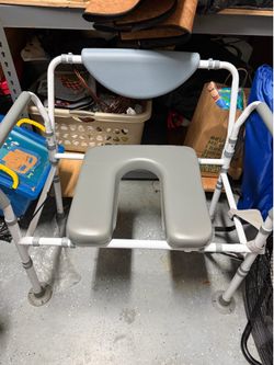 Heavy Duty Bedside Commode, 500lbs Extra-Wide Bariatric Commode Chair for Adults & Seniors