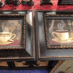 Set Of Coffee Picture Frames