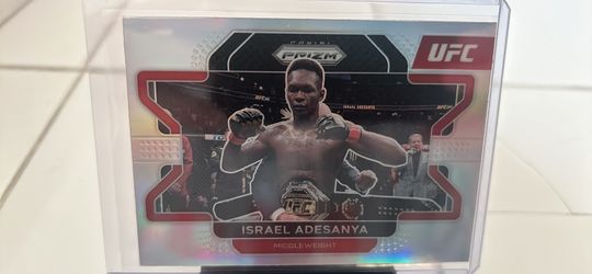 Israel Adesanya Silver Prizm