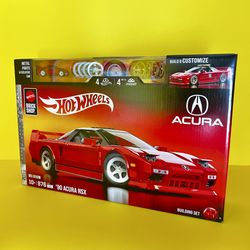 Hot Wheels Brick Shop 1990 Acura NSX Building Set