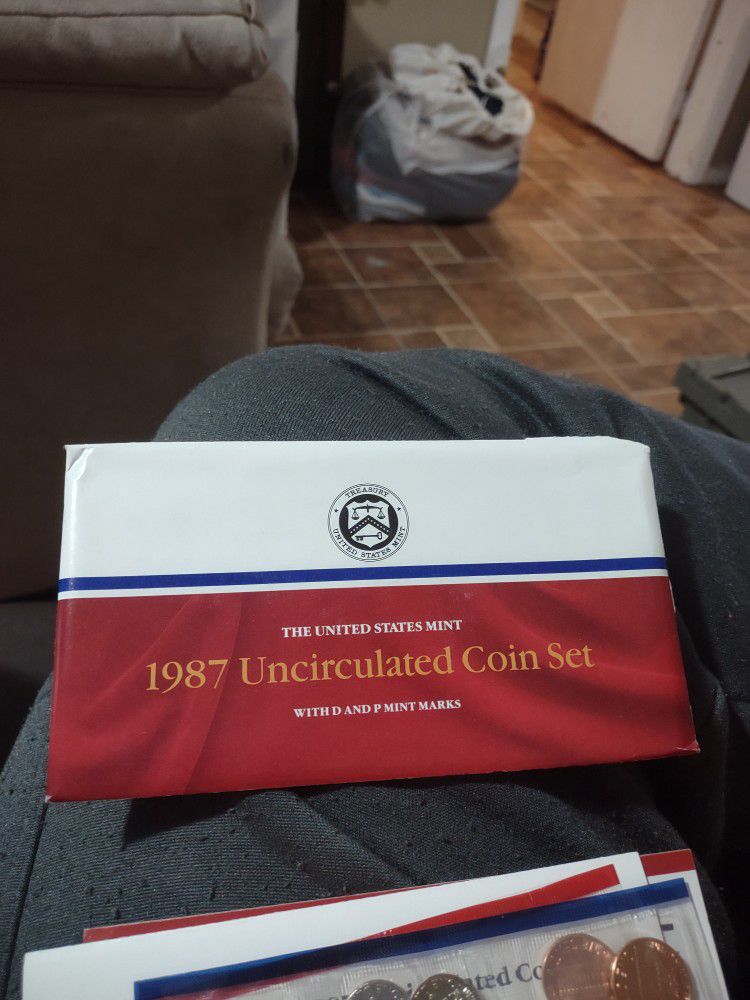 1987 Uncirculated Coin Set 