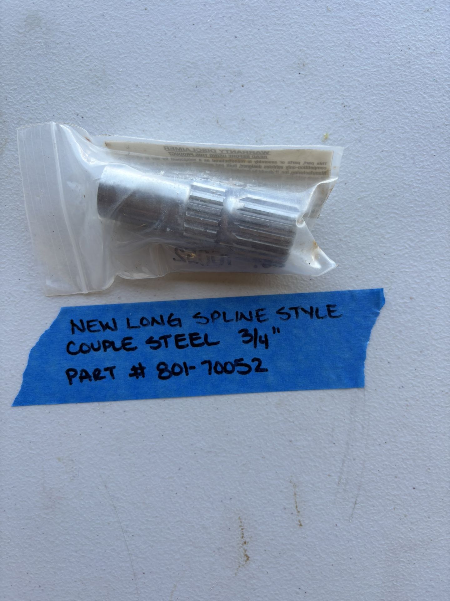 SXS Spline Style Coupler Replacement Part