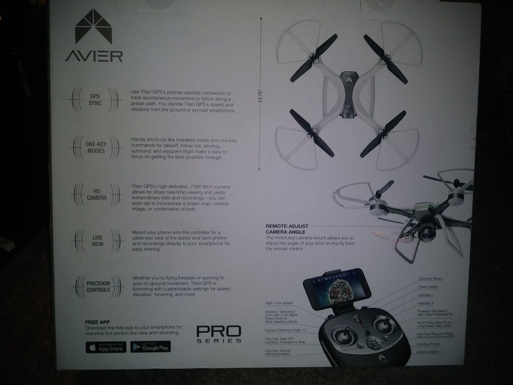 Titan gps hot sale drone avier