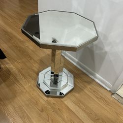 Mirrored Side Table