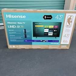 43 INCH HISENSE ROKU UHD 4K SMART TV