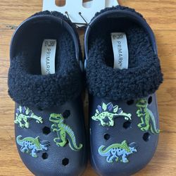 NWT Primark boys dinosaur clogs size 12