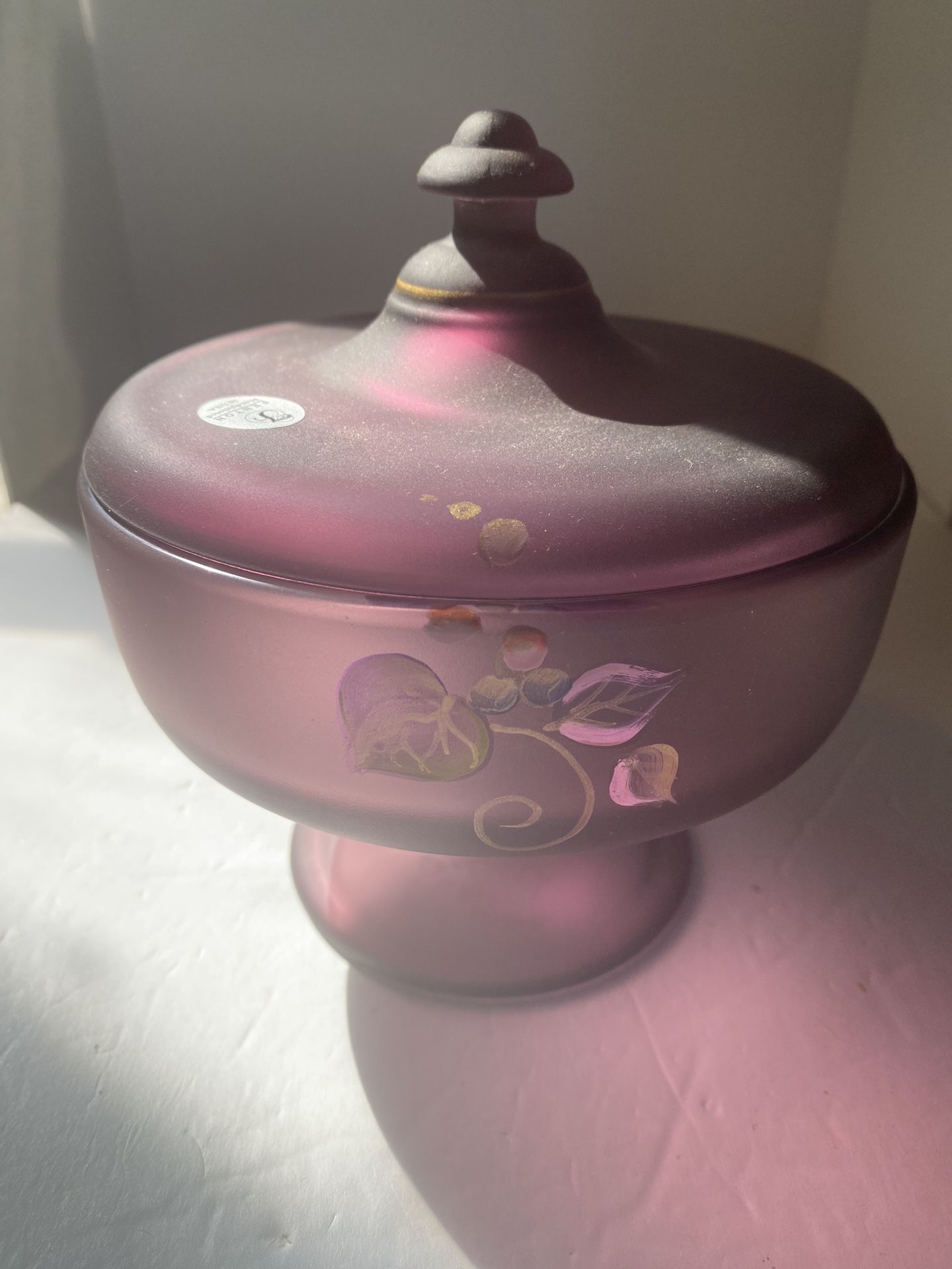 Fenton Candy Dish