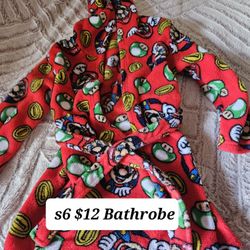 Mario Bath Robe Kids