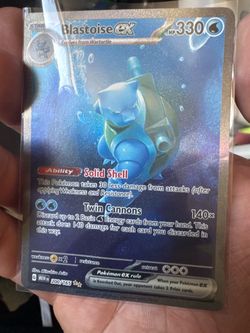 Blastoise Ex 151 Pokemon cards