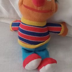 Vintage 90s Sesame Street Ernie Plush 8" 