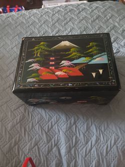 Hand Painted Music Box