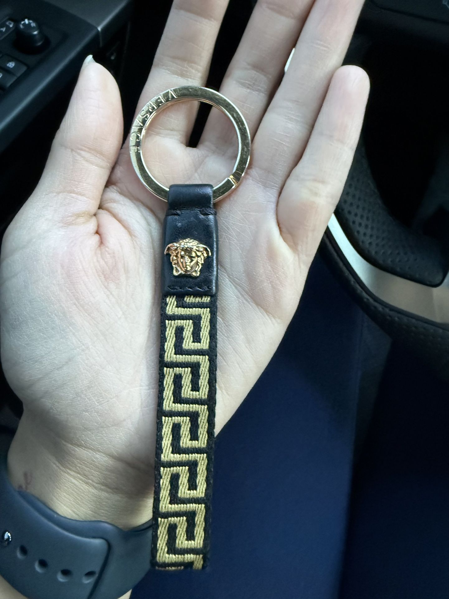 Versace Medusa Keychain