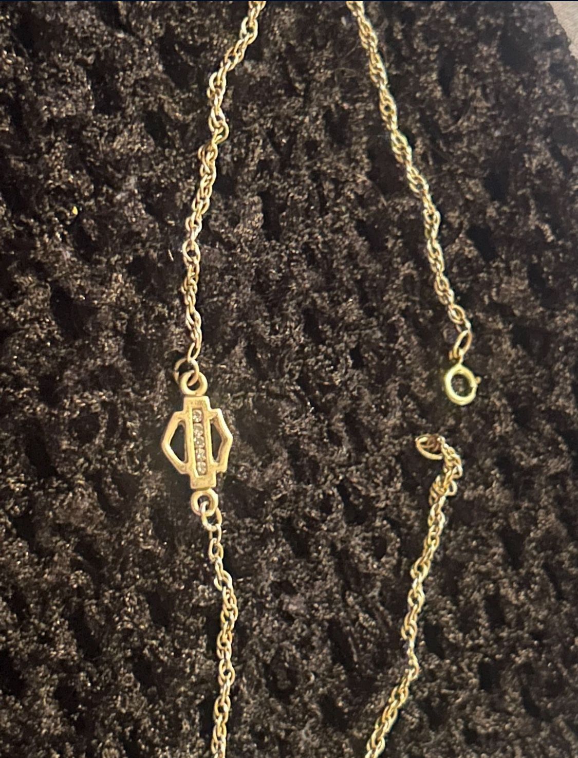 Nice anklet/bracelet Real Gold With Real Diamonds