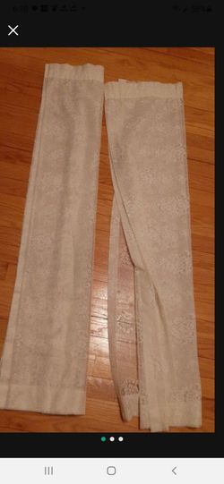 3 Panels of Elegant Lace Curtains 
Vintage