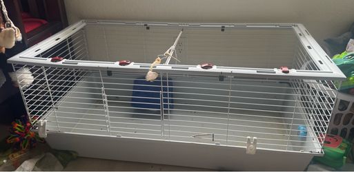 Living World - Deluxe Hybrid Habitat, X-Large Rabbit, Guinea Pig, Chinchillas, and Small Animal Cage