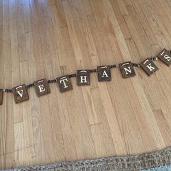 Give Thanks Garland ￼