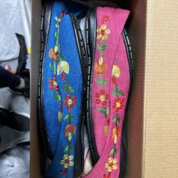 Embroidered Flat Shoes
