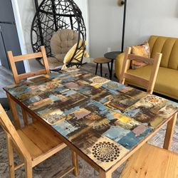 Dining Table With 4 Chairs