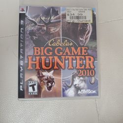 Cabelas Big Game Hunter 2010 Used - Best Offer