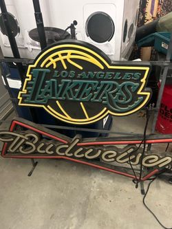 Lakers/budweiser neon light