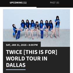 TWICE tickets