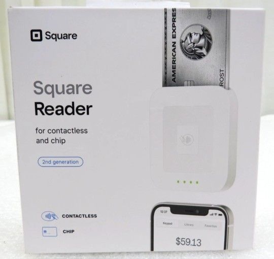 Square Credit Card Reader for Contactless & Chip 2nd Generation
