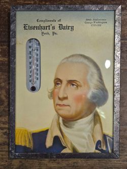 Antique 1932 Advertising Thermometer