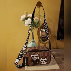 Karl Lagerfeld Camera Crossbody Bag