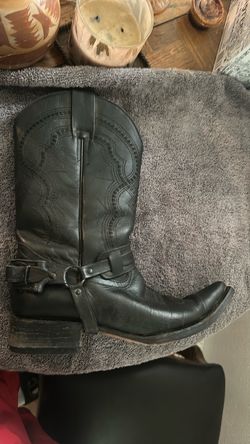 Leather boots