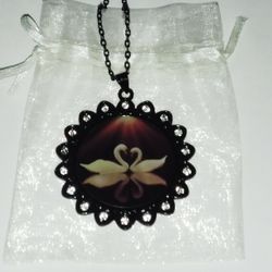 Swan Pendant Necklace 