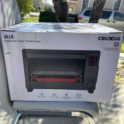 Cruxgg digital air fryer oven toaster