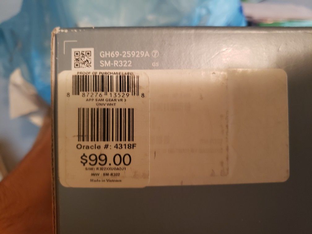 Samsung Galaxy gear vr headset