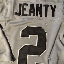Raiders Jeanty Brand New stitched Jerseys. Large And Medium Available.