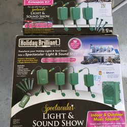 HOLIDAY BRILLIANT LIGHT &SOUND SHOW Plus Expansion Kits 