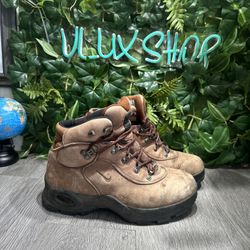 Vintage Nike ACG Hiking Waterproof Leather Boots Men Size US 9 Brown