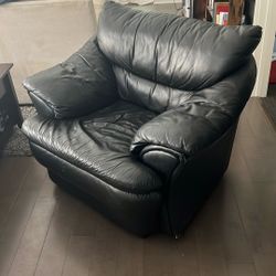 Large Black Armchair Ultra Comfortable