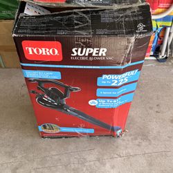 TORO SUPER ELECTRIC  BLOWER VACUUM
