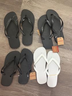 Havaianas Flip Flops Bundle – Black and White