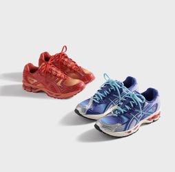 Kith Marvel vs Capcom ASICS Gel-Nimbus 10.1 Iron Man vs Mega Man Double Box.