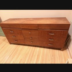 Mid Century Modern John Keal for Brown Saltman Walnut Dresser 1960's