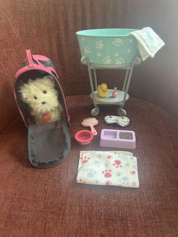 American Girl Dog “Coconut” Set