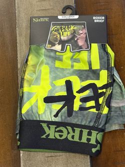 Dreamworks Shrek Men’s Boxer Briefs Large 36”-38”