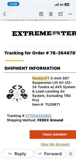 2022-2024 Toyota Tundra Leveling kit