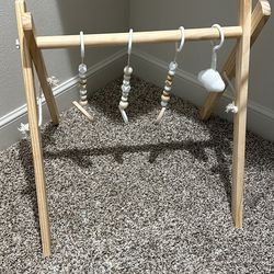 Wooden Baby Play Gym