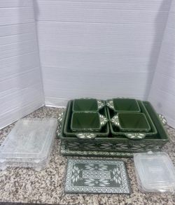 Temptations by Tara 16 piece bakeware old world serving set
