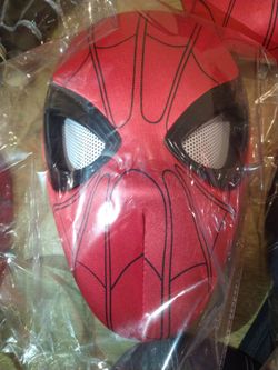Spider-Man BRAND NEW DAY Mask - Blinking Light-Up Eyes Chin Controlled Spidey Masks w/ Gift Box