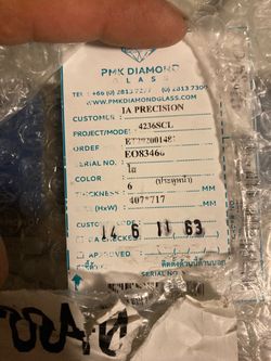 PMK Diamond Glass Panel 6mm 407x717mm