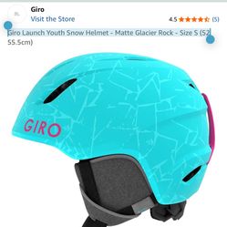 Giro Launch Youth Snow Helmet - Matte Glacier Rock - Size S (52-55.5cm)