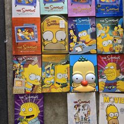 The Simpsons DVD Lot Complete Seasons 1 - 13  and 20 And Movie
