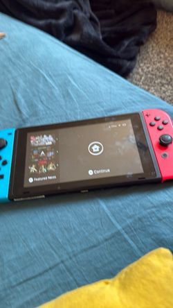 Nintendo Switch with Neon Joy-Cons